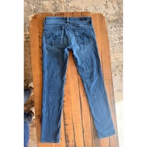 AG Adriano Goldschmied The Stevie Ankle Slim Straight Leg Jeans Blue Size 26R